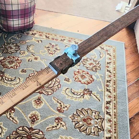 L.M. Coler measurement stick antique adjustable - Picture 9 of 11